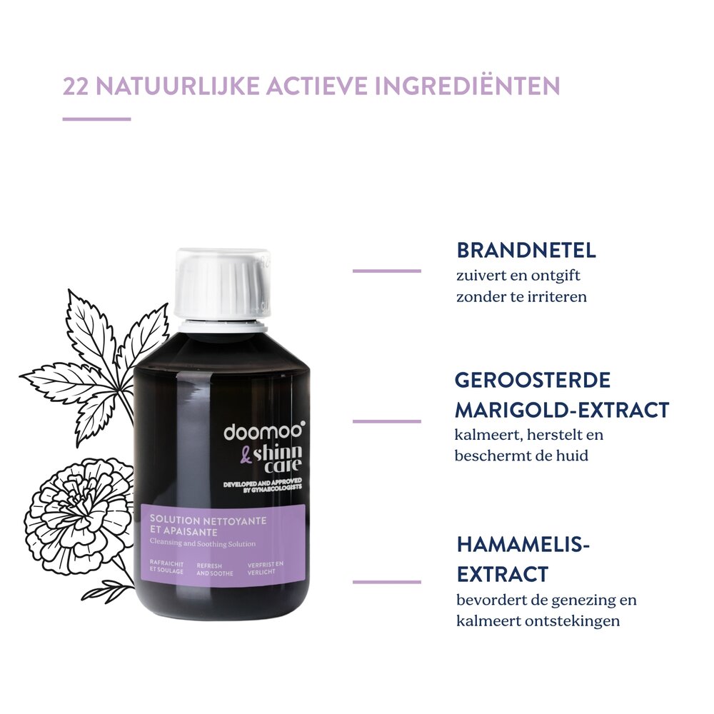 Reinigende en kalmerende oplossing Reinigende en kalmerende oplossing