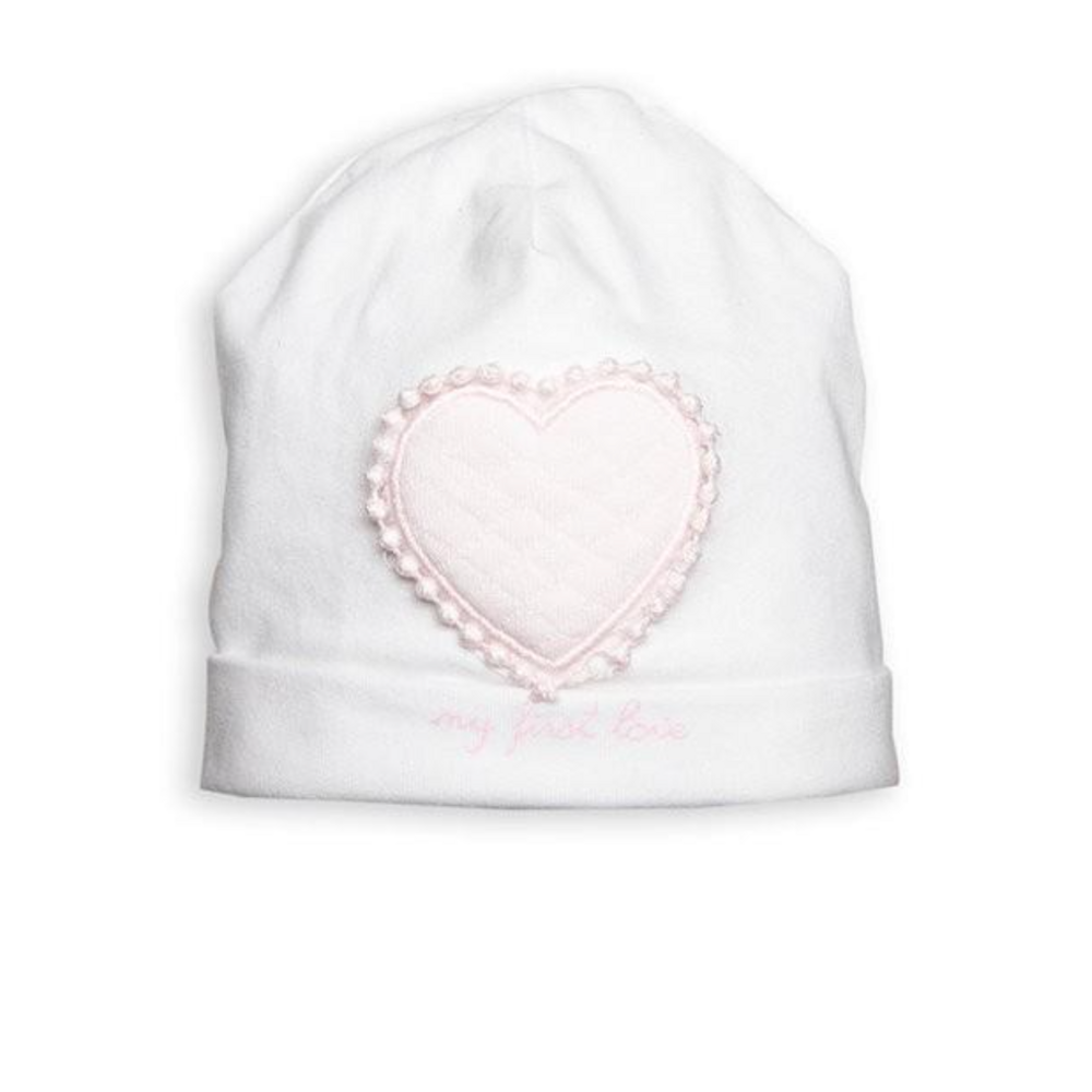 muts met hartje Wit/roze