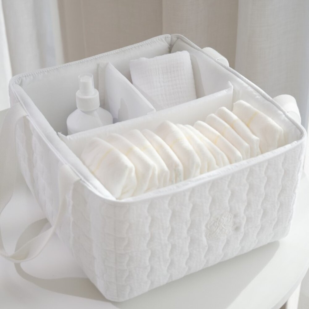 Verzorgingsmand groot Cotton white Verzorgingsmand groot Cotton white