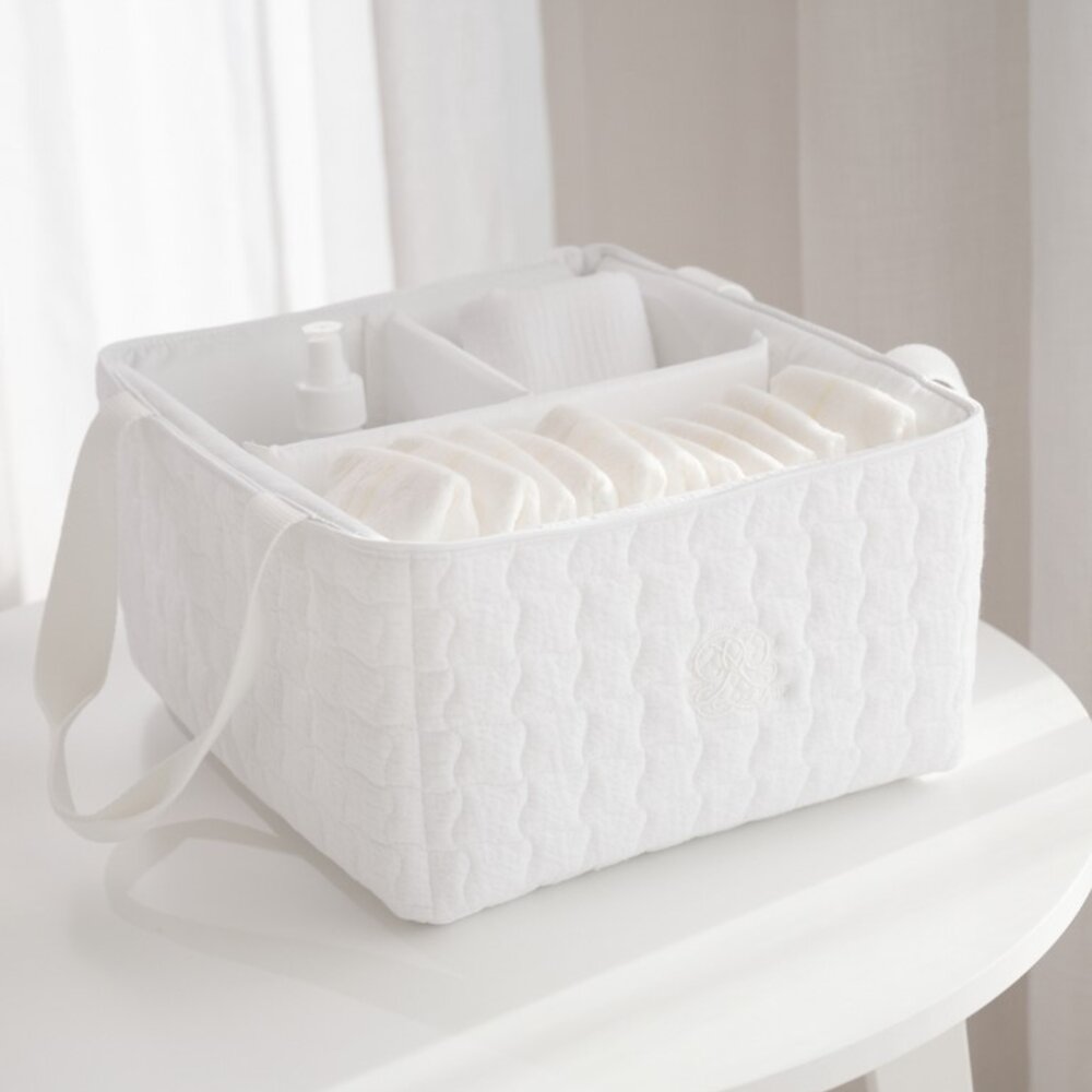 Verzorgingsmand groot Cotton white Verzorgingsmand groot Cotton white