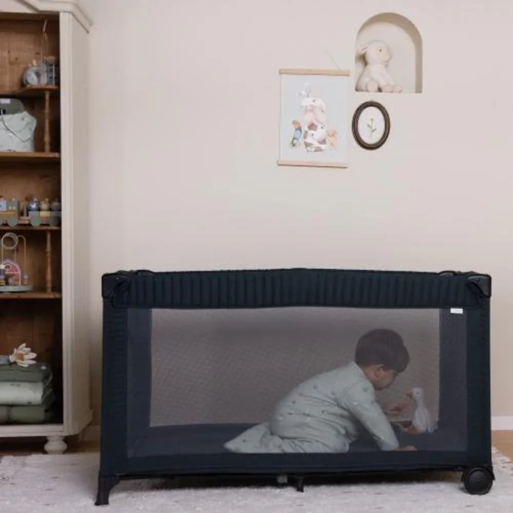 Reisbed in tas met kruipluik Grey