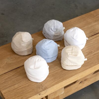 Newborn muts Cyriel italian fleece Wit