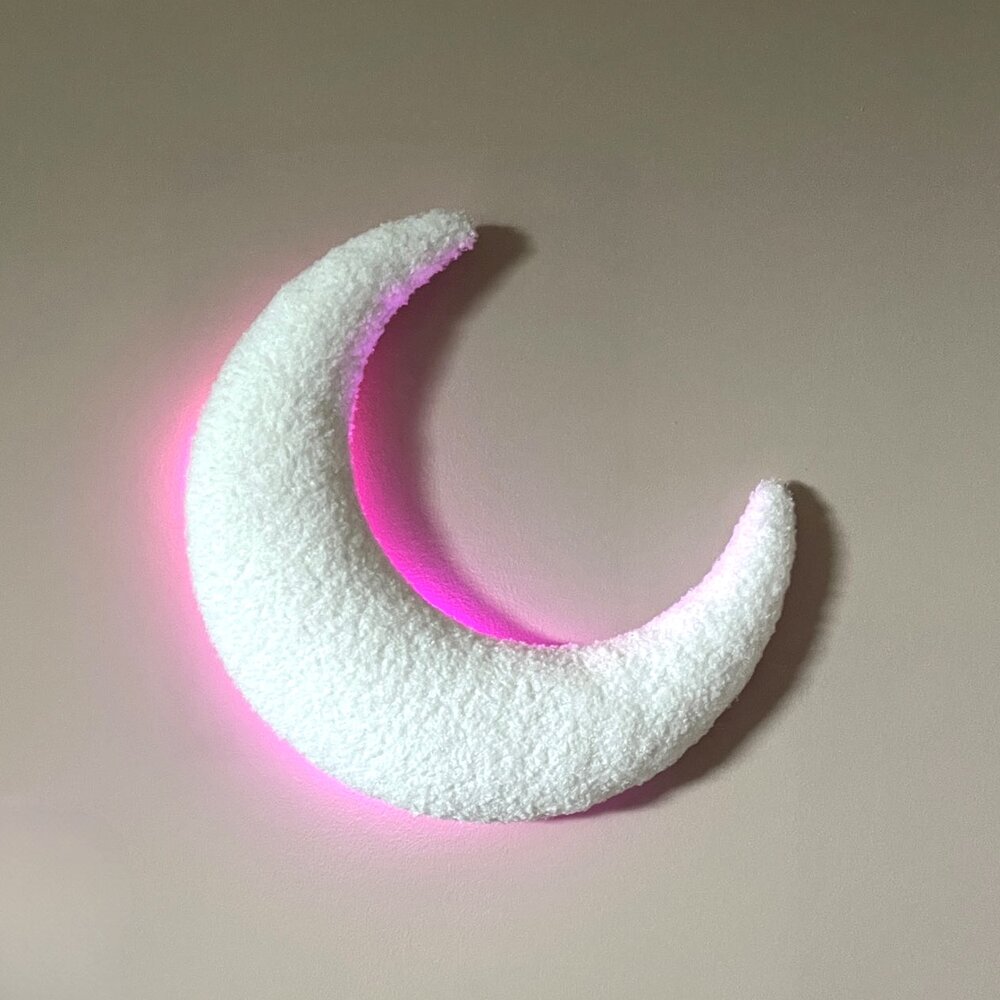 Maan en teddy muurdecoratie