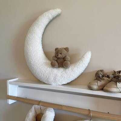 Muurdecoratie Maan en teddy