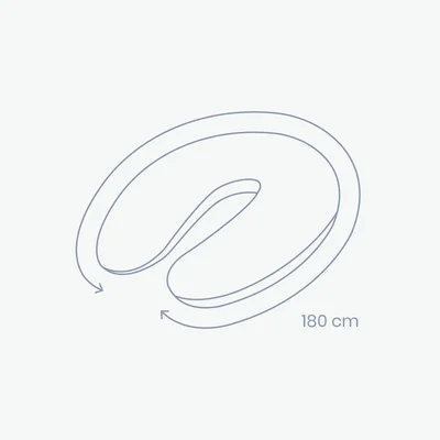 Voedingskussen buddy Aqua green