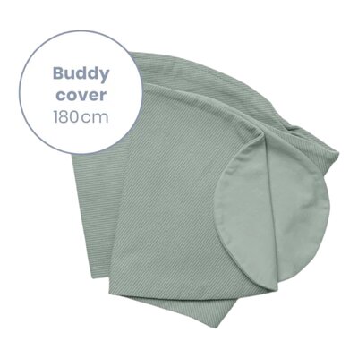 Voedingskussenhoes Tetra Jersey Corduroy green