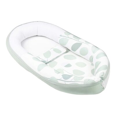 Babynestje Cocoon Leaves aqua green