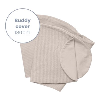 Voedingskussenhoes Tetra Jersey Corduroy sand