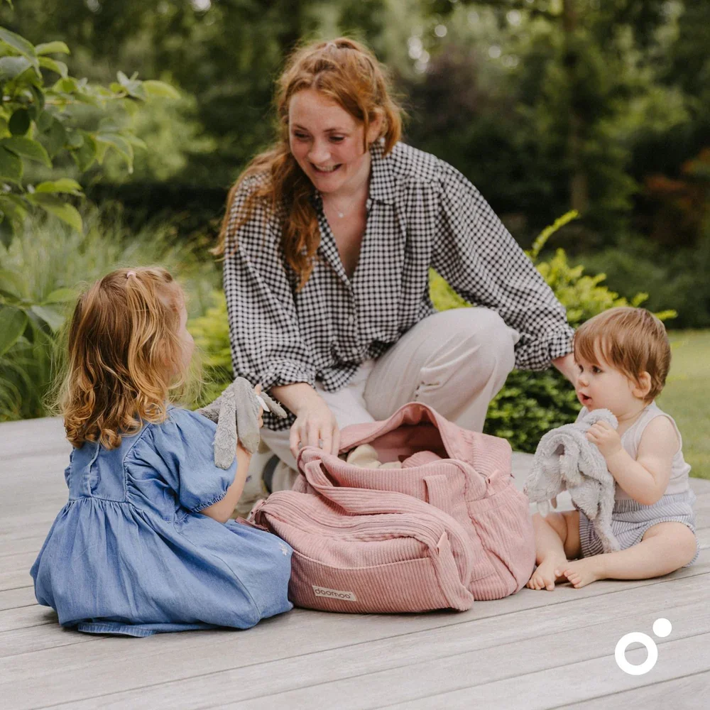 Luiertas Fluffy Corduroy pink