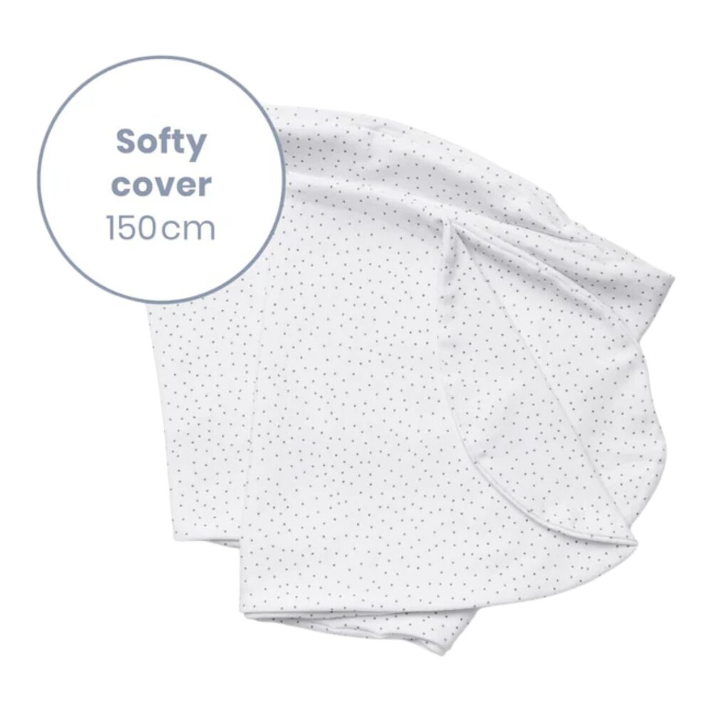 Voedingskussenhoes Softy Silver dots