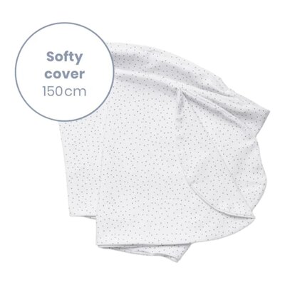 Voedingskussenhoes Softy Silver dots