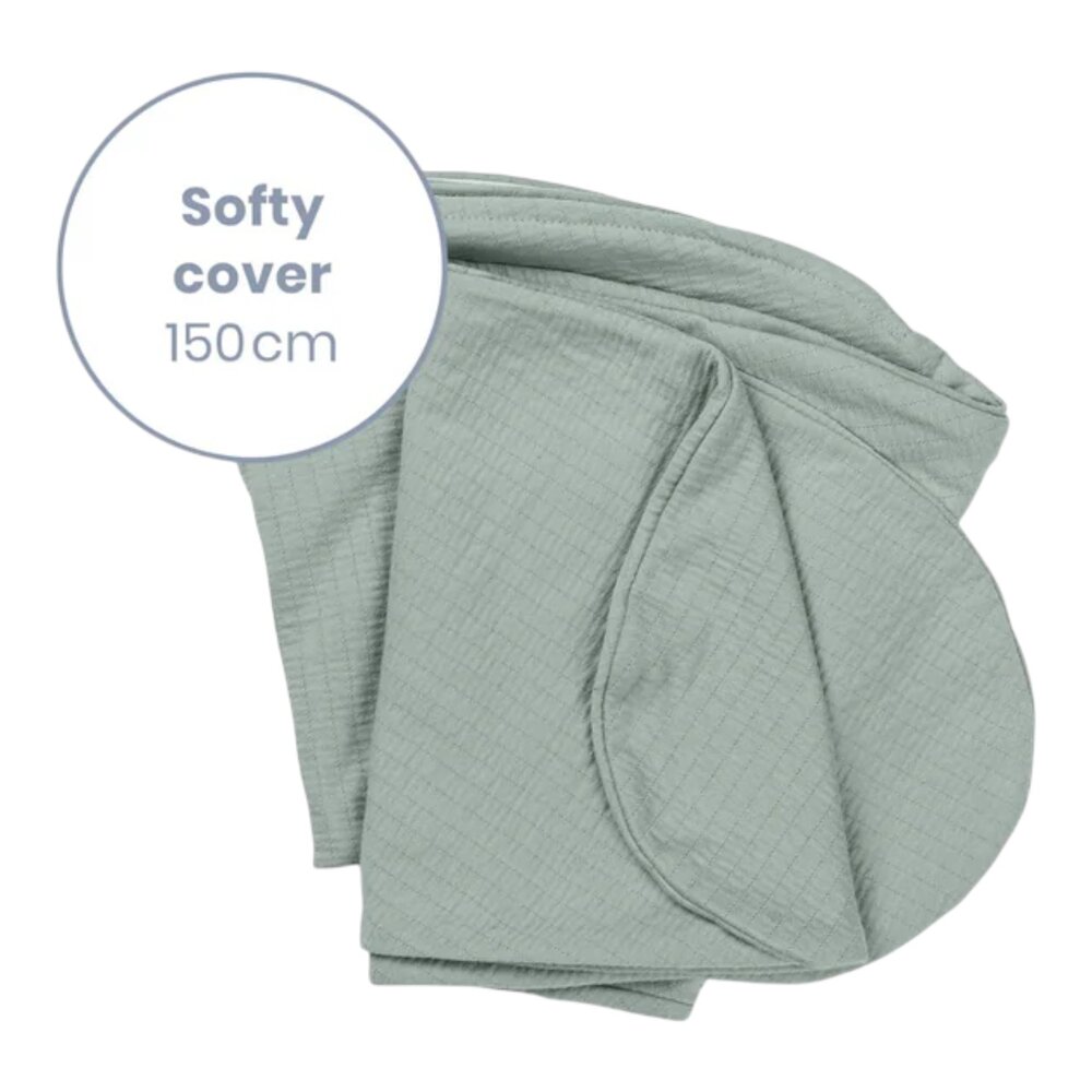 Voedingskussenhoes Softy Tetra jersey green