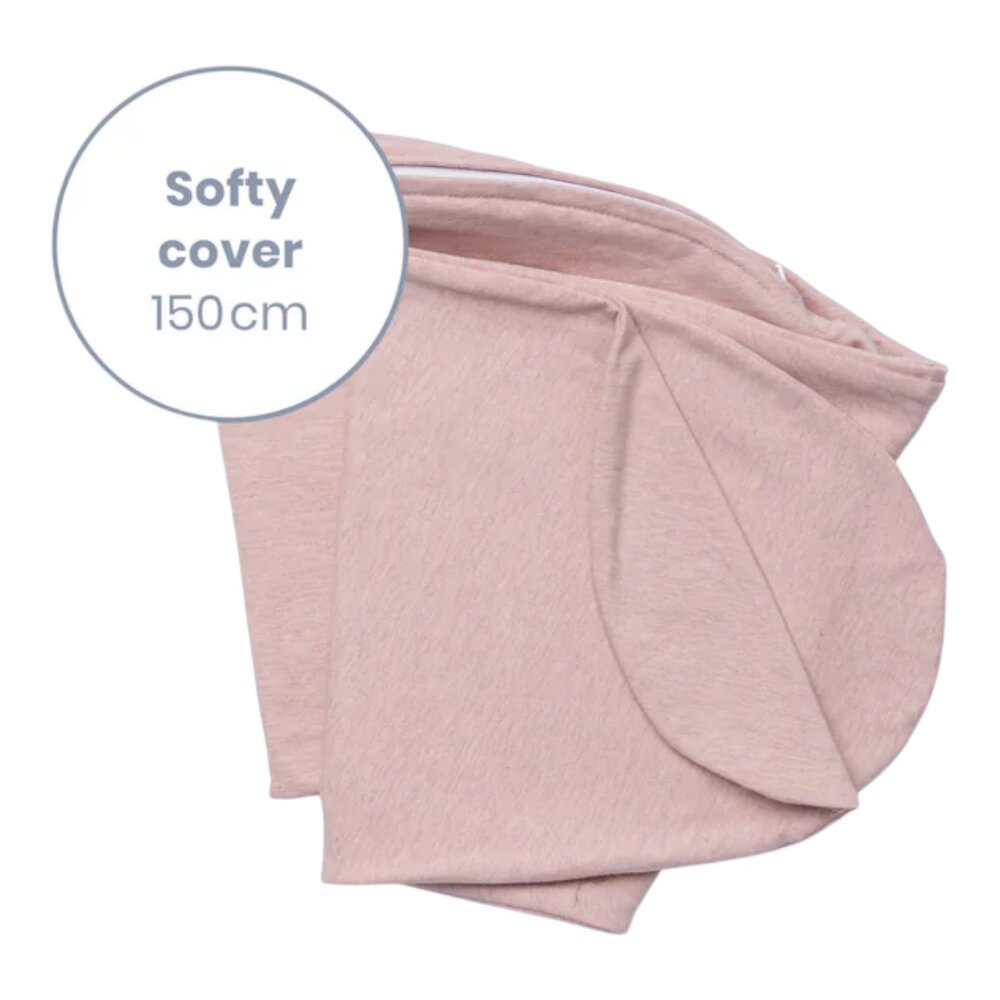 Voedingskussenhoes Softy Chine Pink
