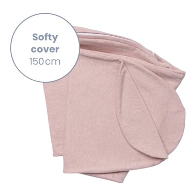 Voedingskussenhoes Softy Chine Pink