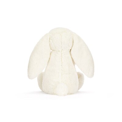Knuffel Cream Bunny with Rose Knuffel Cream Bunny with Rose