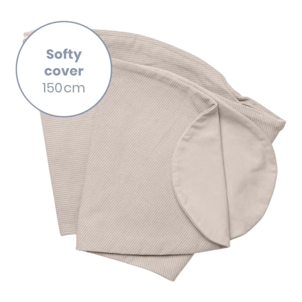 Voedingskussenhoes Softy Corduroy sand