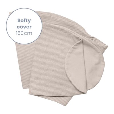 Voedingskussenhoes Softy Corduroy sand