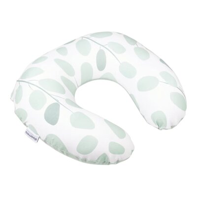 Voedingskussen Softy Leaves aqua green