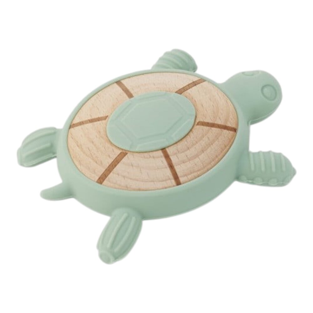 Silisoft Schildpad Bijtspeelgoed (Neutrale Kleuren)