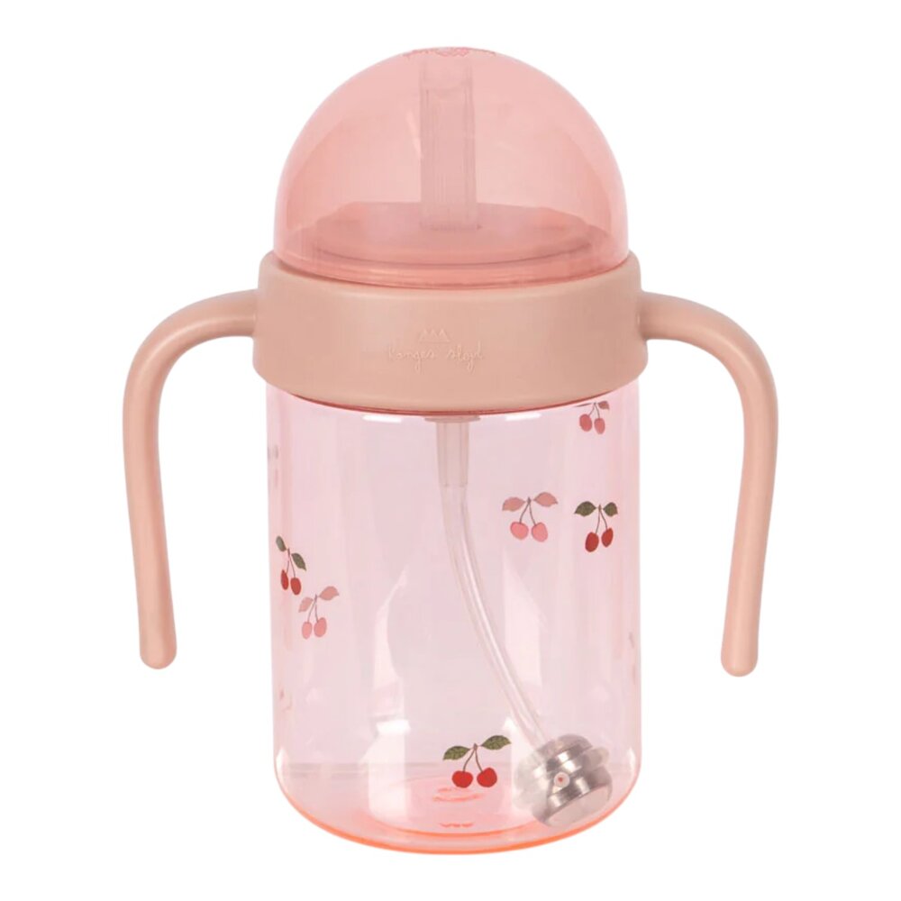 Drinkfles met handvaten Cherry blush