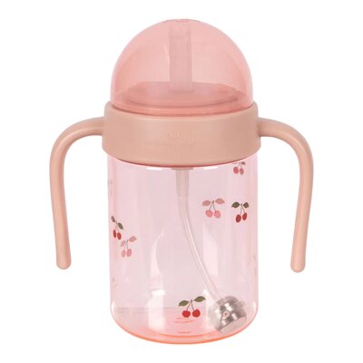Drinkfles met handvaten Cherry blush