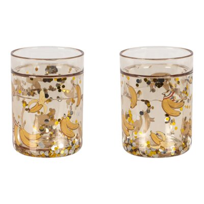 Bekers glitters 2-pack Let's go bananas
