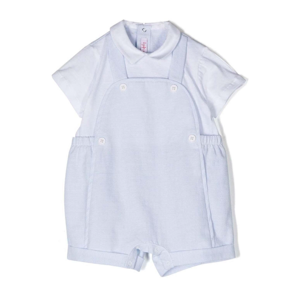 Babypakje salopette gestreept Blauw