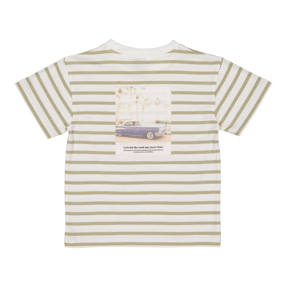 T-shirt korte mouwen AOP White Stripes