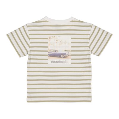 T-shirt korte mouwen AOP White Stripes