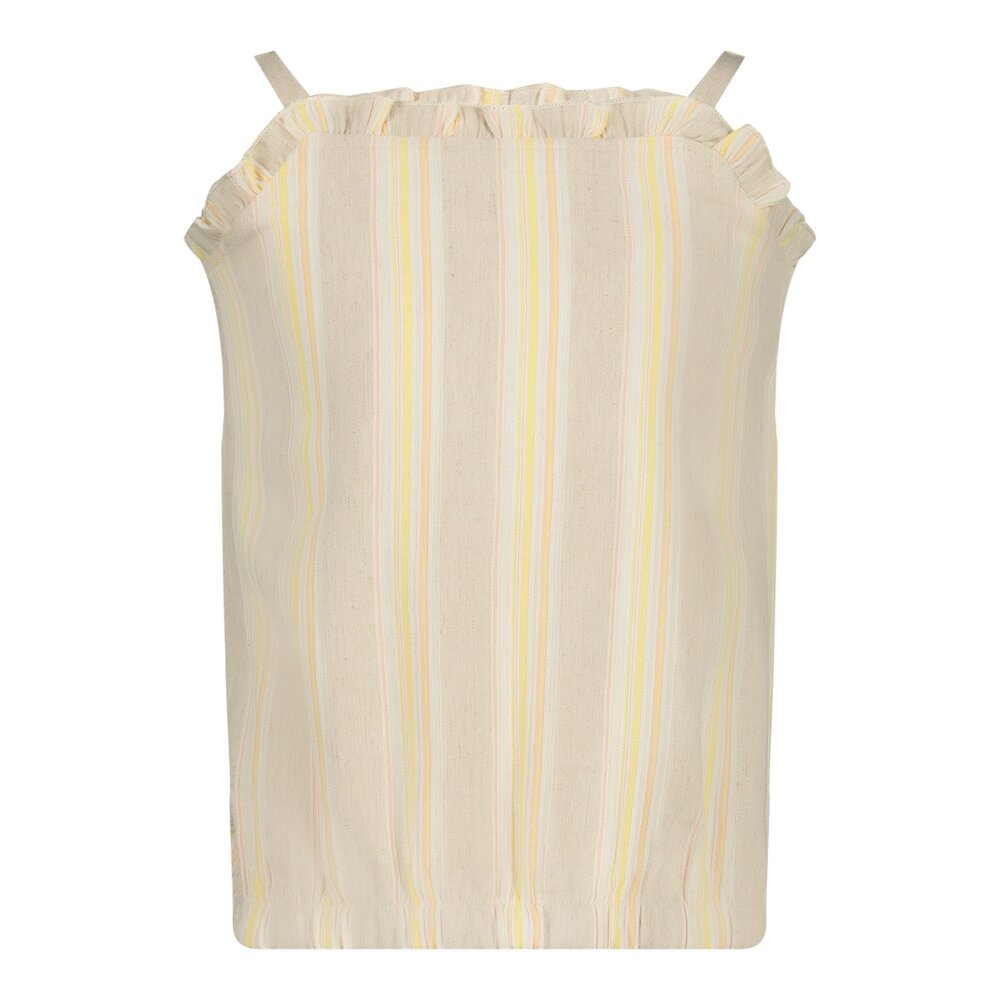 Topje AOP Yellow Stripes