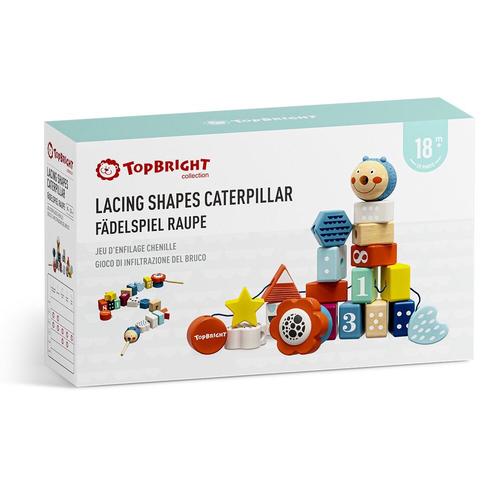 Lacing Shapes Caterpillar