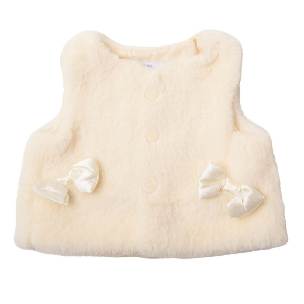 Gilet bont beige Beige