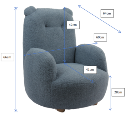 Rocky sofa beer mini Blauw Rocky sofa beer mini Blauw