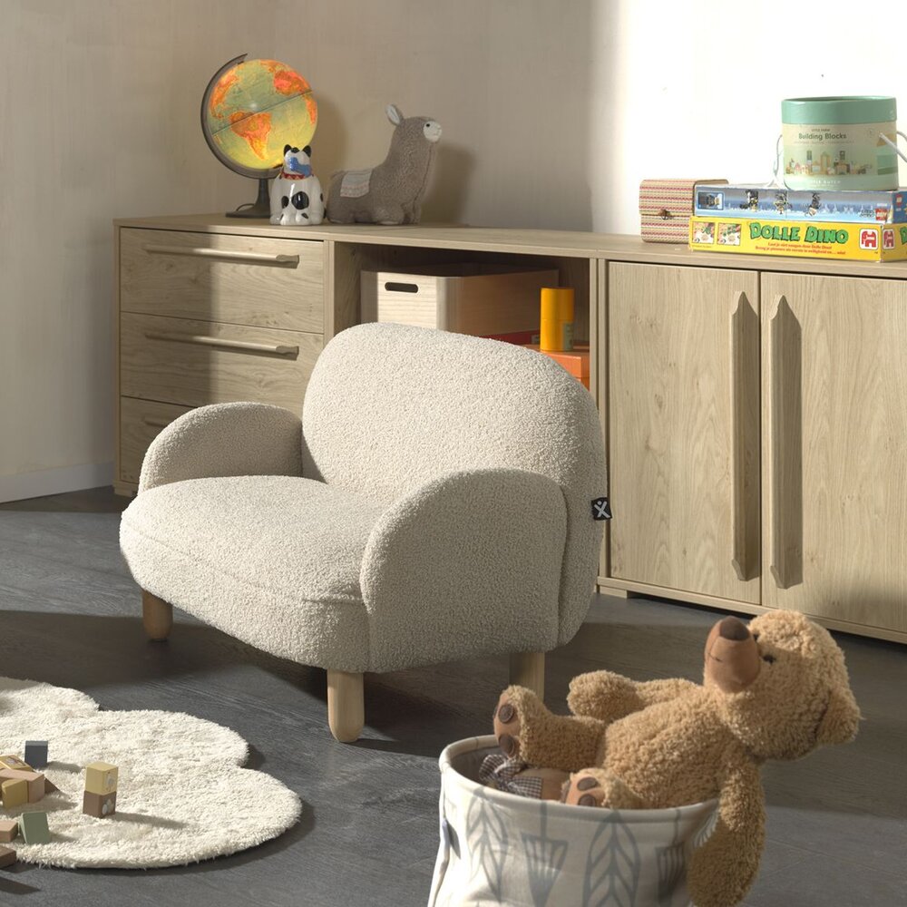 Rocky sofa dubbel mini Beige
