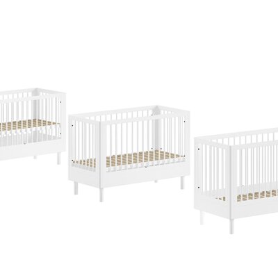 Forrest babybed 60 x 120 cm beuk Wit