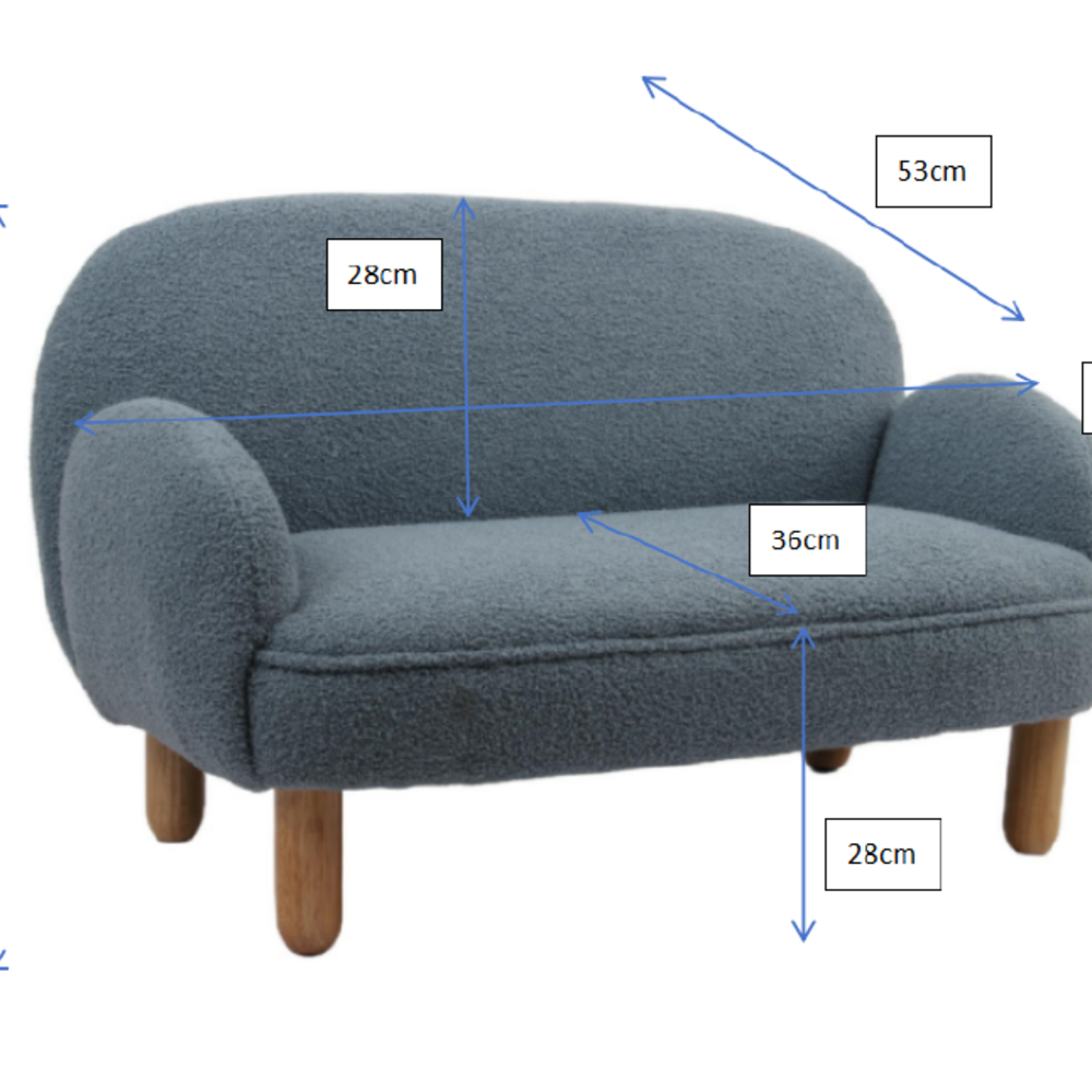 Rocky sofa dubbel mini Beige