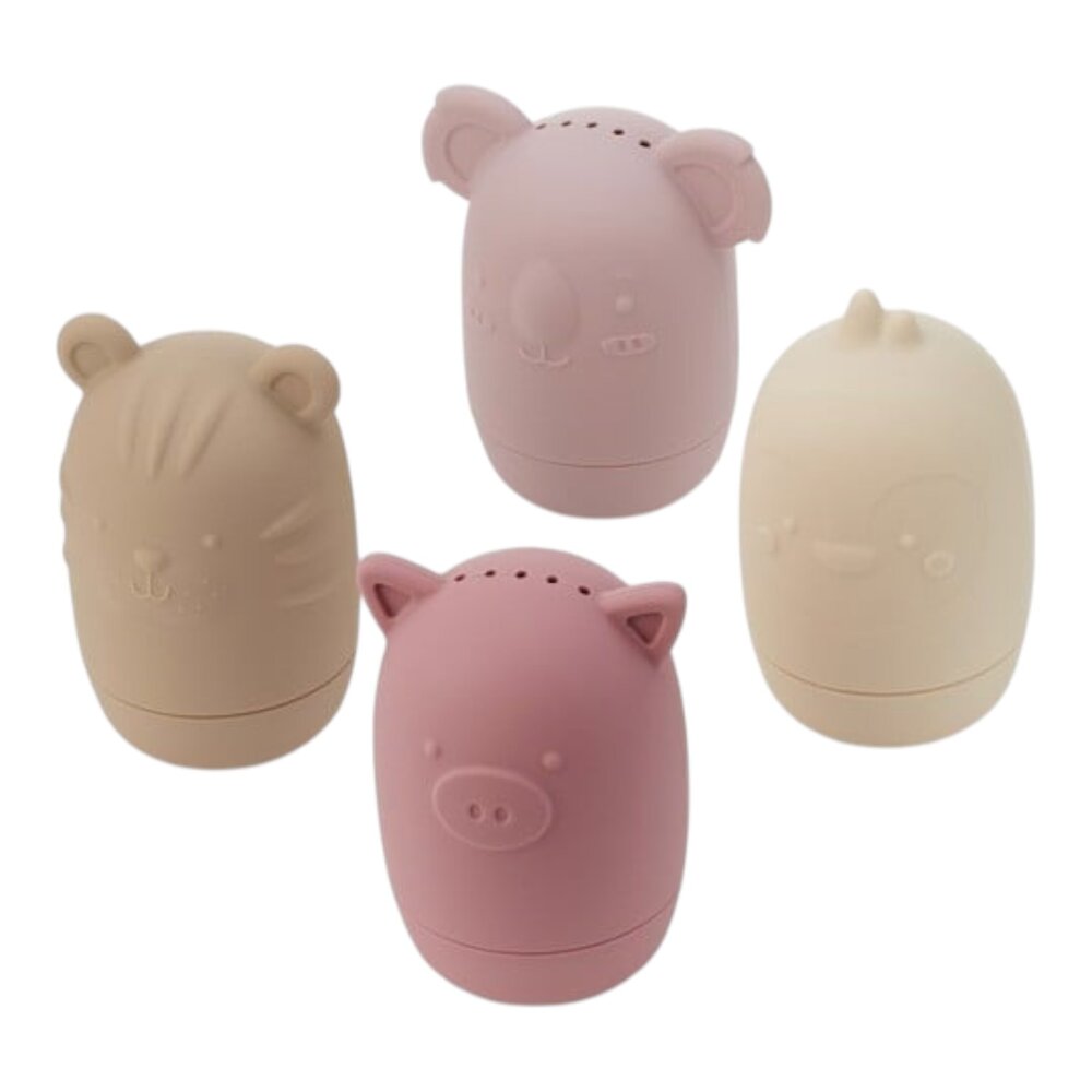 Silisoft Dierlijke Waterspuiters (Aarde Kleuren)