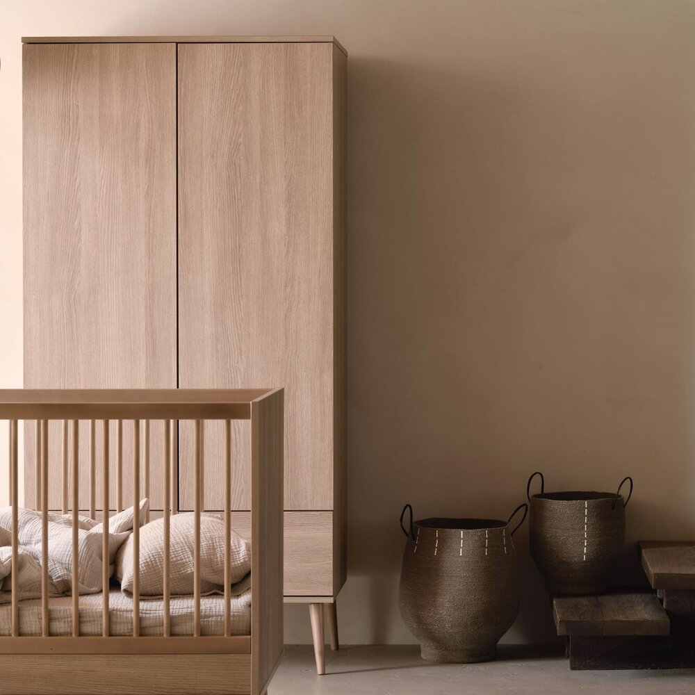 Bed 140x70 cm Flow Honey Ash