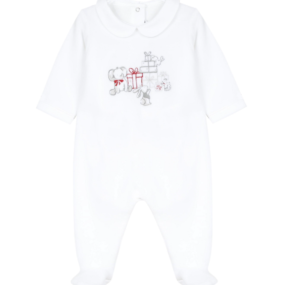 Babypakje met cadeautjes Wit