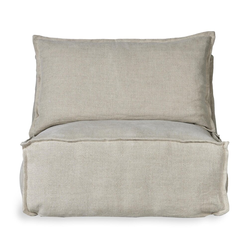 Linen lounger