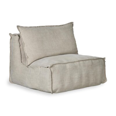 Linen lounger