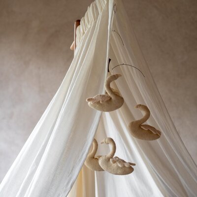 Hemel - ecru - voor houten staander -