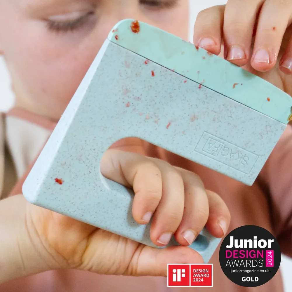 Klyv - Eerste keukenmes voor kinderen Aqua