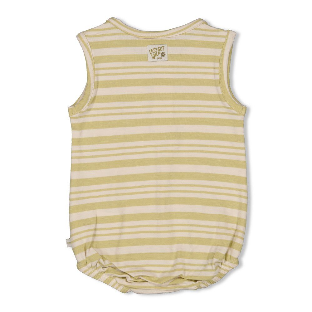 Romper streep k/m - Safari Savage Groen