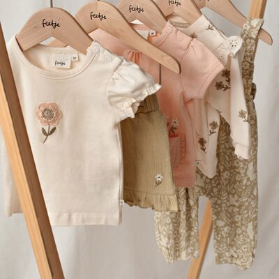 Sweater AO embroidery relaxed fit - Let Your Dream Offwhite