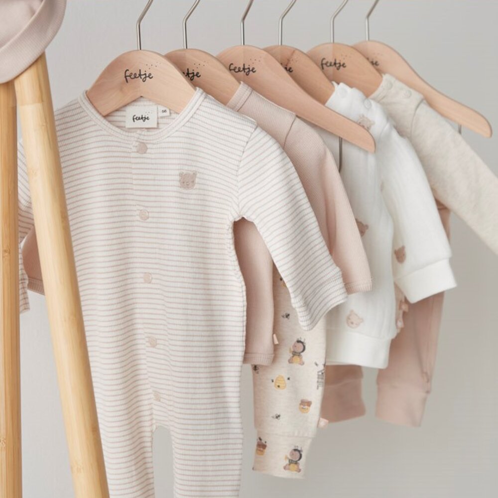Sweater AO embroidery - Honey Bear Offwhite