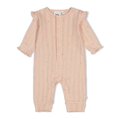 Pak pointelle rib AOP - Delicate Flower l.Roze