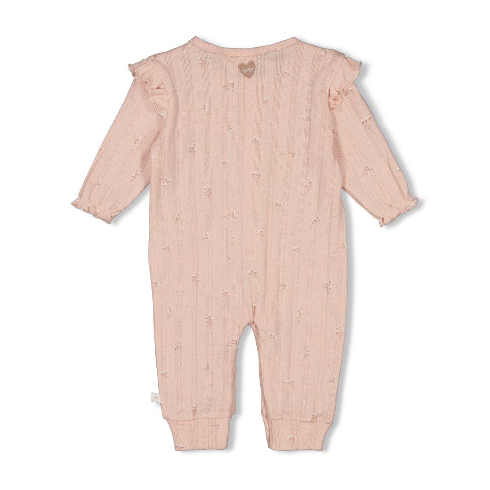 Pak pointelle rib AOP - Delicate Flower l.Roze