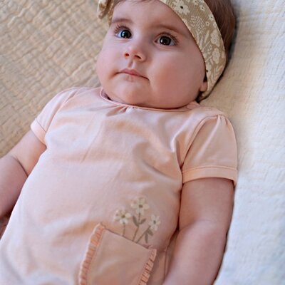 Short crinkle ruches AOP - Let Your Dreams Blossom Groen Short crinkle ruches AOP - Let Your Dreams Blossom Groen