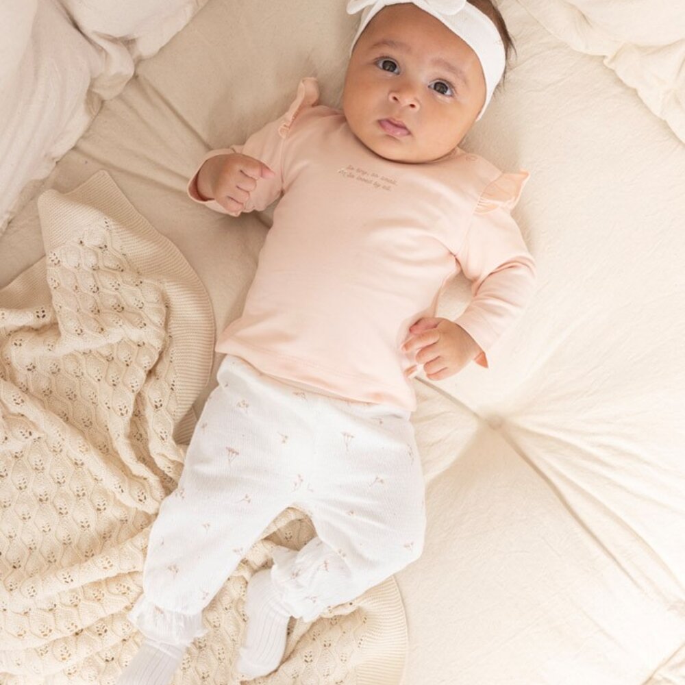 Longsleeve - Delicate Flower l.Roze Longsleeve - Delicate Flower l.Roze